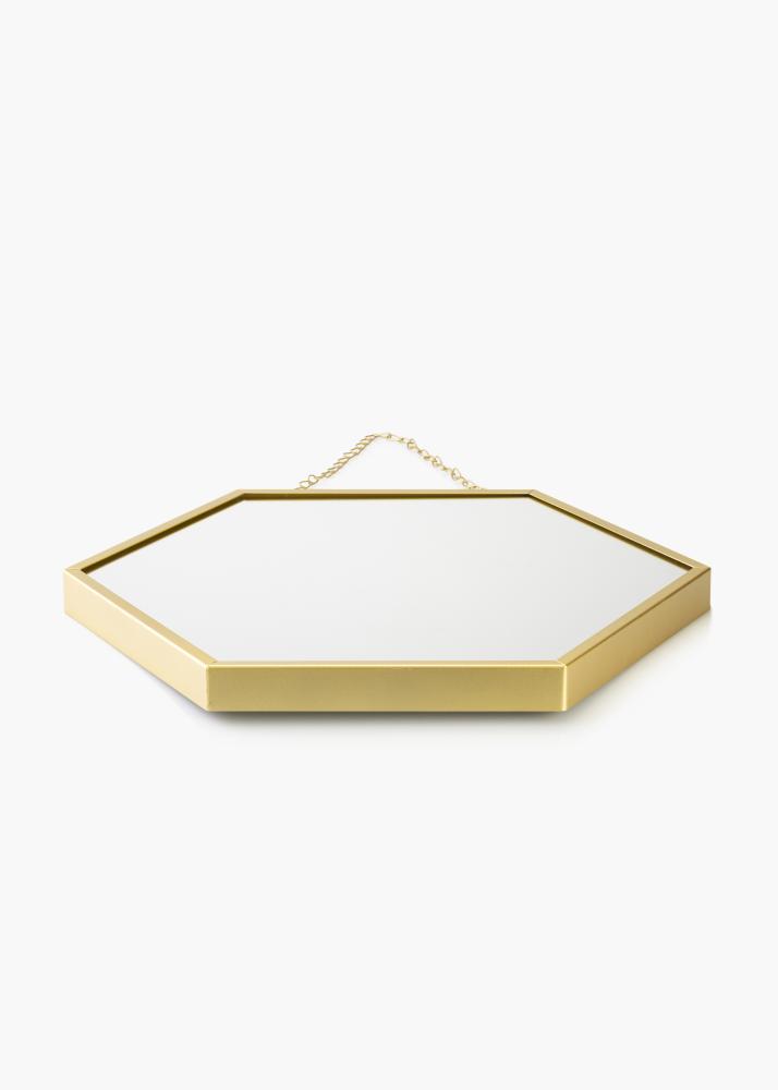 KAILA Spiegel Hex Chain - Gold 39x45 cm
