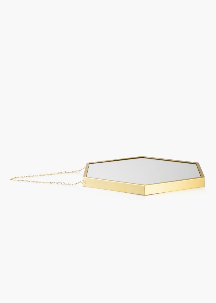 KAILA Spiegel Hex Chain - Gold 39x45 cm