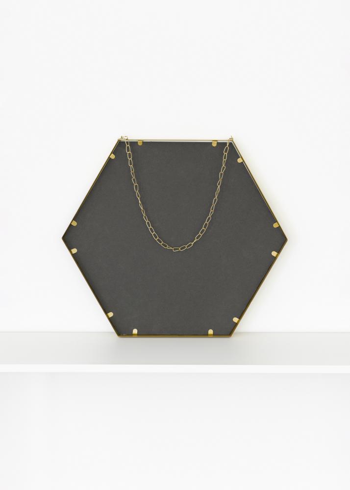 KAILA Spiegel Hex Chain - Gold 39x45 cm
