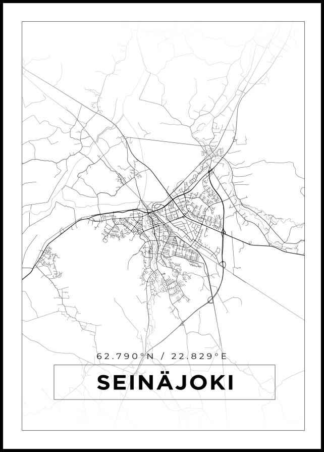 Map - Seinäjoki - White