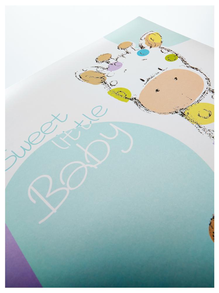Kima Babyalbum - 28x30,5 cm (50 weiße Seiten / 25 Blatt)