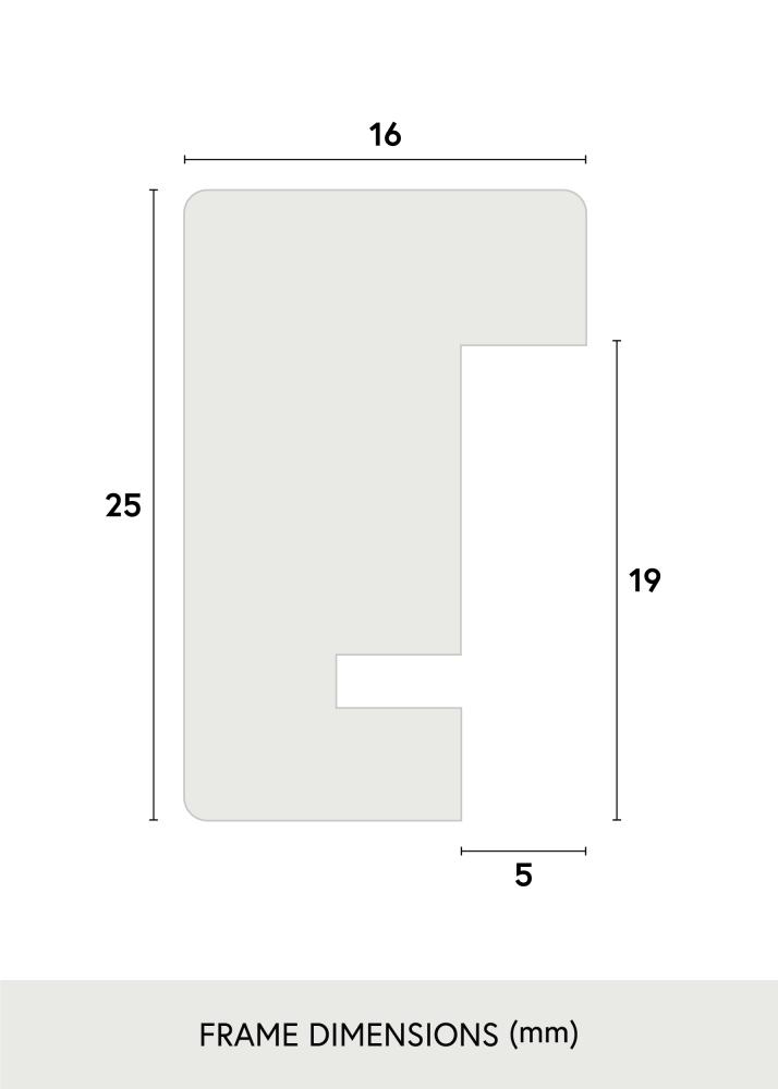 Rahmen Nielsen Premium Quadrum Schneeweiß 50x70 cm