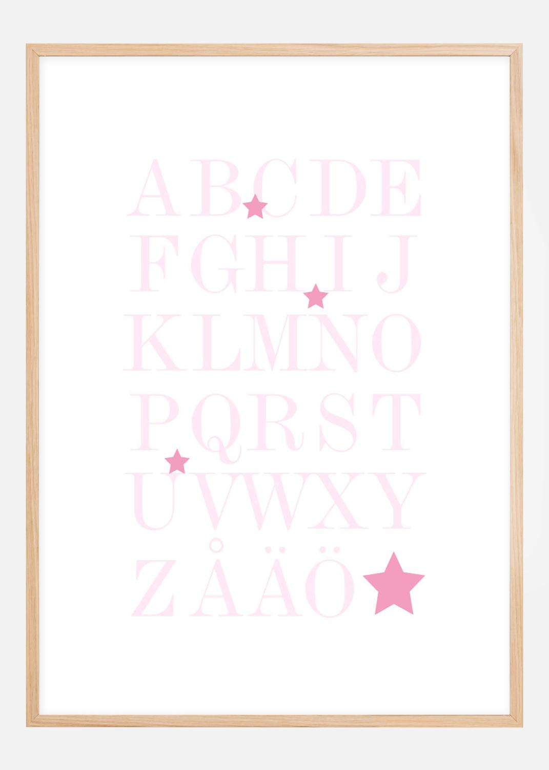 Product Image for ABC - Rosa Poster (21x29.7 cm (A4))