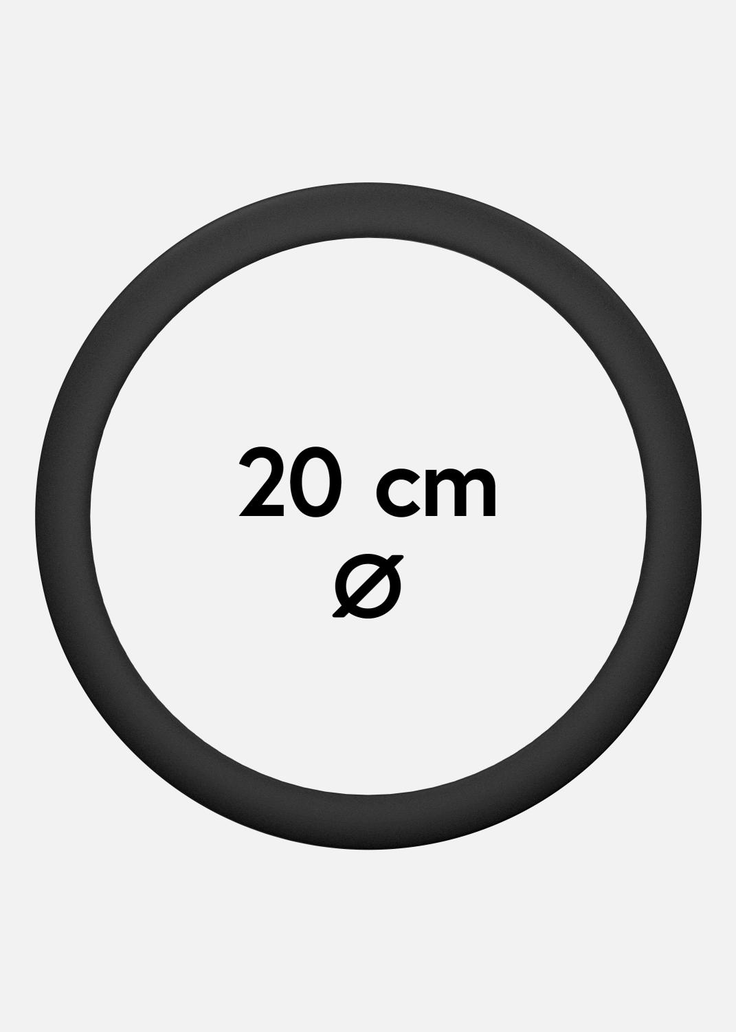 Product Image for Runder Rahmen Acrylglas Schwarz 20 cm Ø