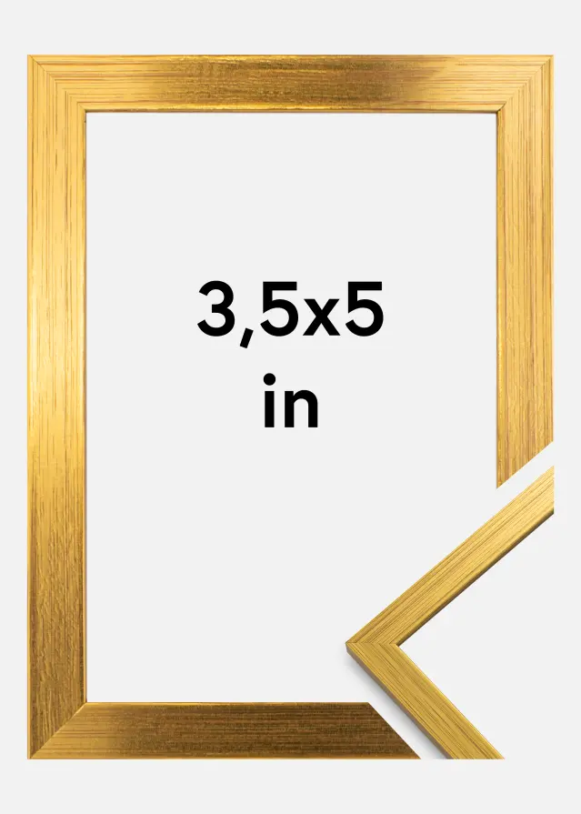 Rahmen Edsbyn Gold 3,5x5 inches (8,89x12,7 cm)