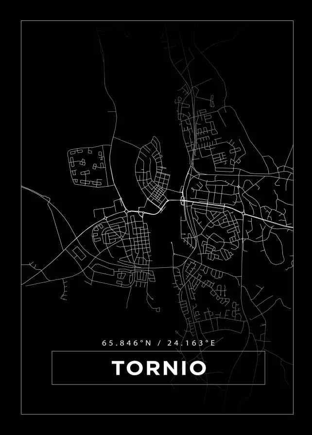 Map - Tornio - Black