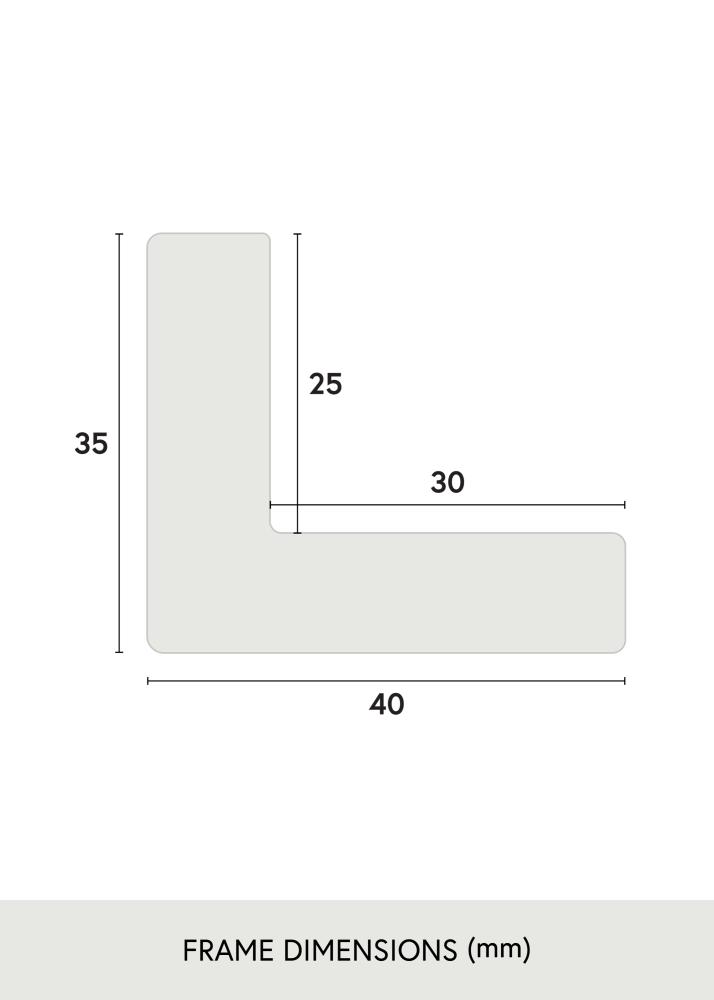 Rahmen Wells Acrylglas Schwarz 42x59.4 cm (A2)