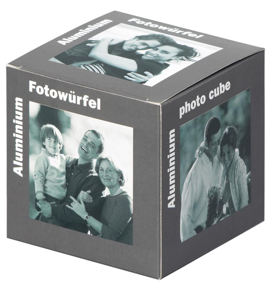 Fotowürfel Aluminium - 6 Bilder