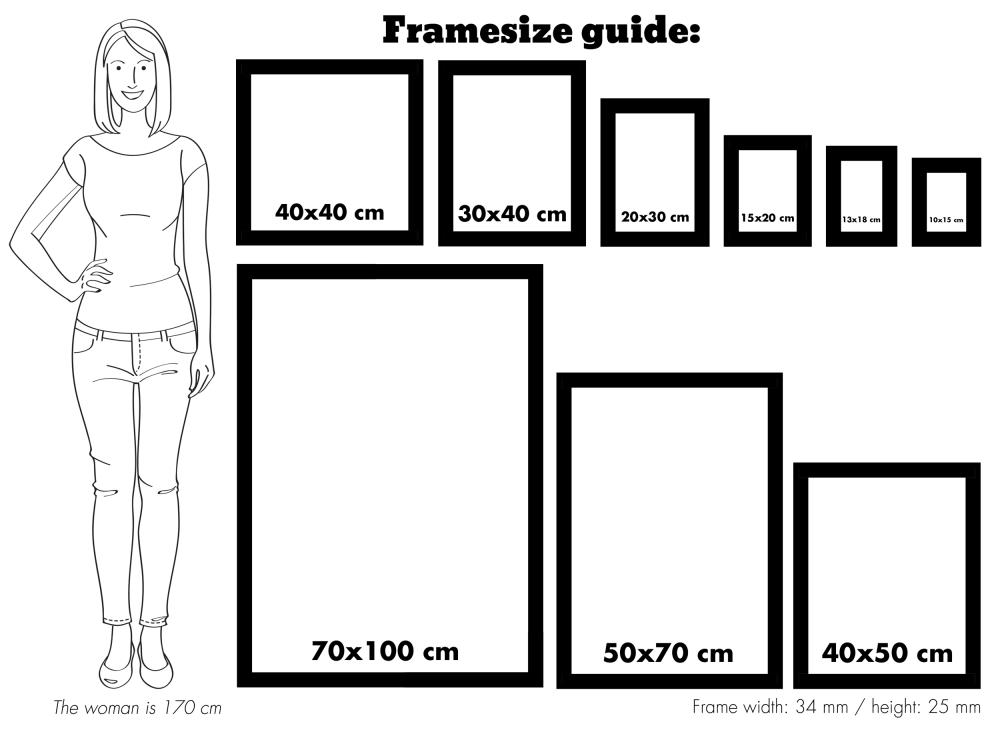 Rahmen Öjaren Weiß 33x95 cm