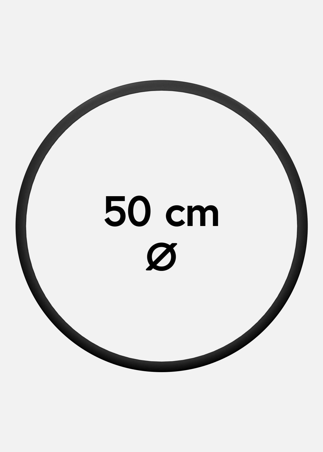 Product Image for Runder Rahmen Acrylglas Schwarz 50 cm Ø