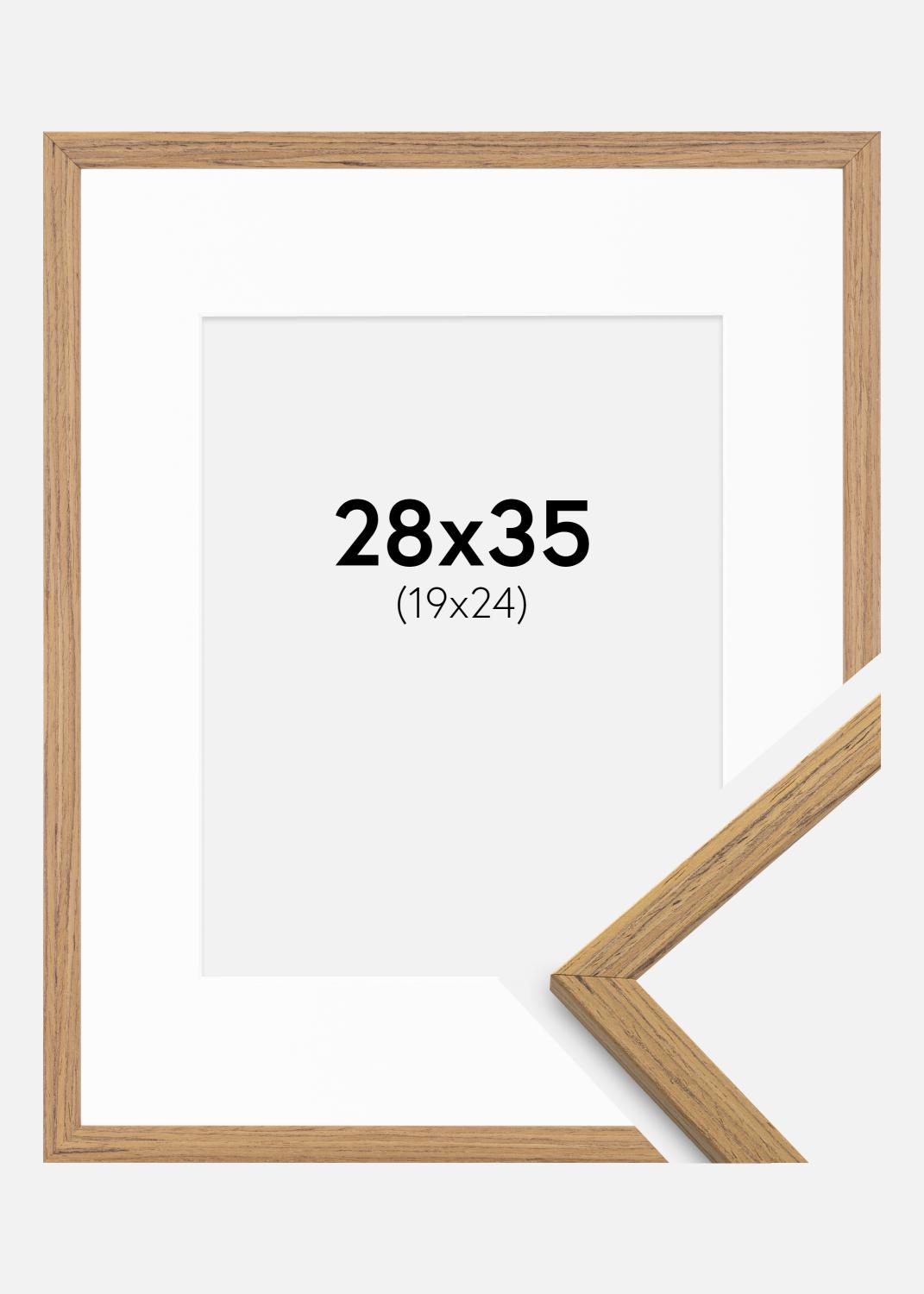 Product Image for Rahmen Edsbyn Teak 28x35 cm - Passepartout Weiß 20x25 cm