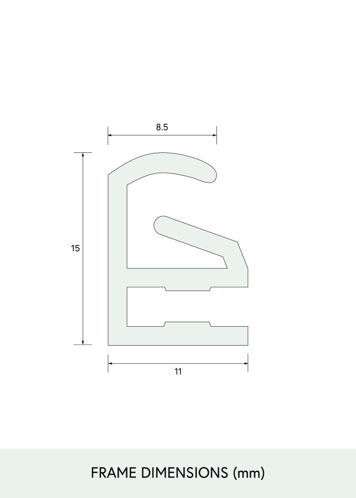 Puzzle-Rahmen Schwarz 70x100 cm