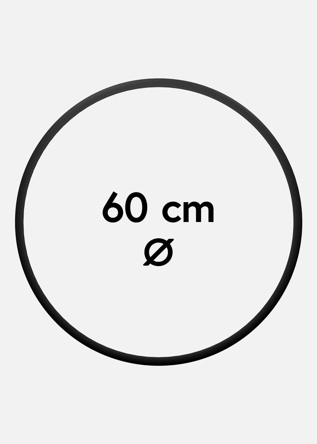 Product Image for Runder Rahmen Acrylglas Schwarz 60 cm Ø