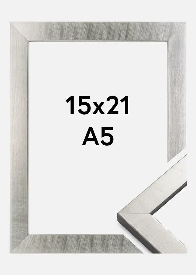 Rahmen Uppsala Silber 15x21 cm (A5)