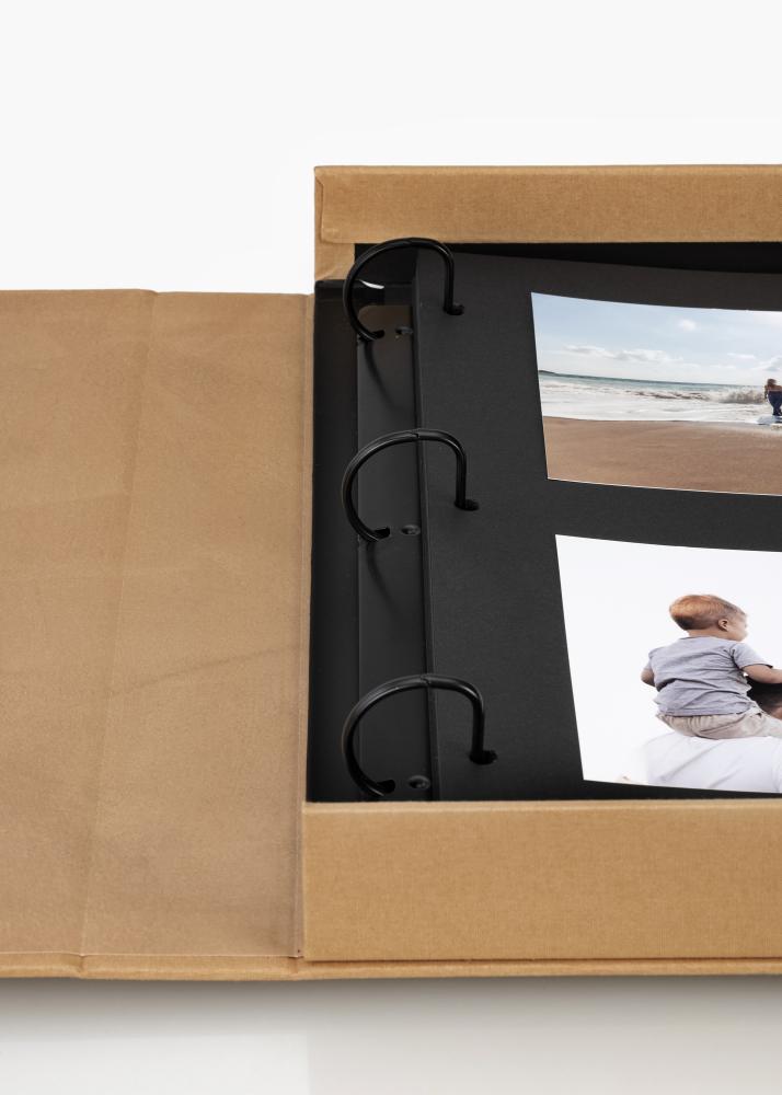KAILA ONE OF A KIND Manilla - Coffee Table Photo Album (60 Schwarze Seiten)