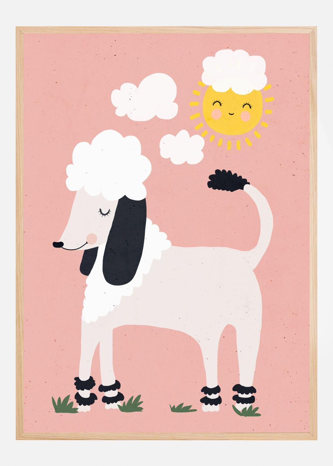 Product Image for Happy Poodle Poster (40x60 cm)