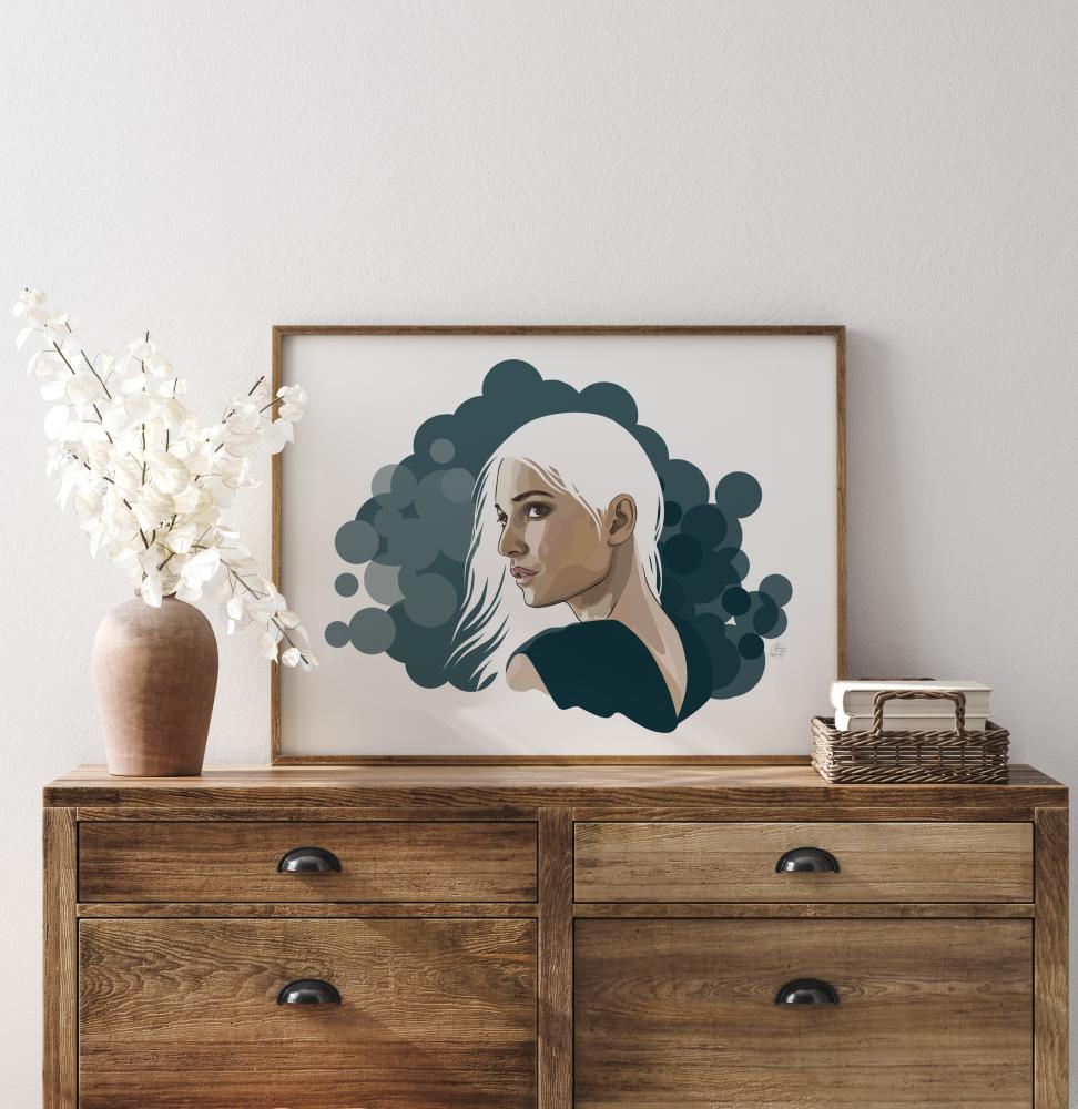 Alexis blue Poster