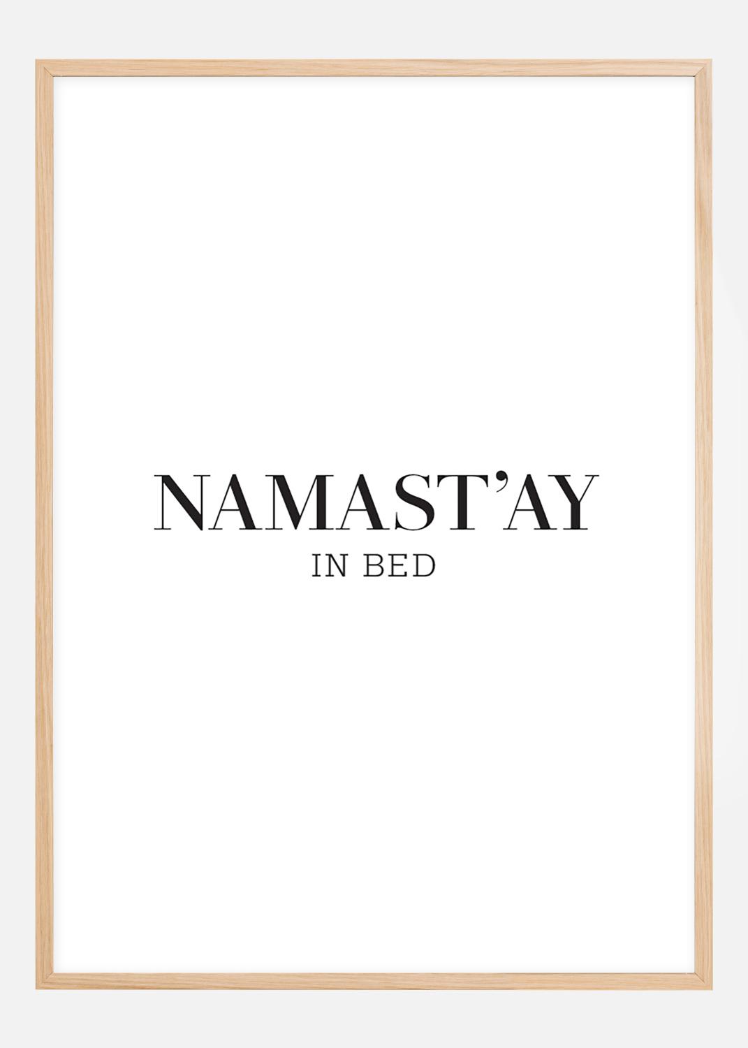 Product Image for namast'ay in bed Poster (50x70 cm)