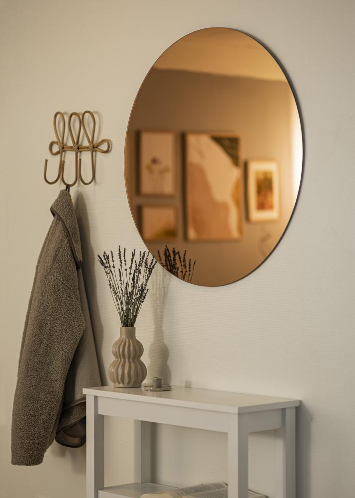KAILA Runder Spiegel Rose Gold 80 cm Ø