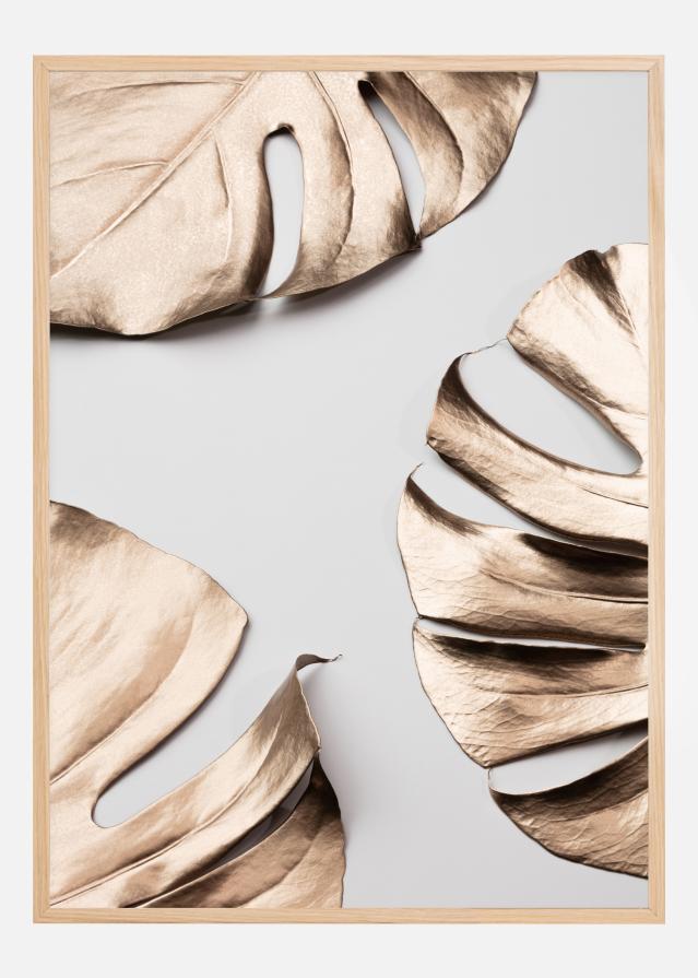 Monstera Gold Poster