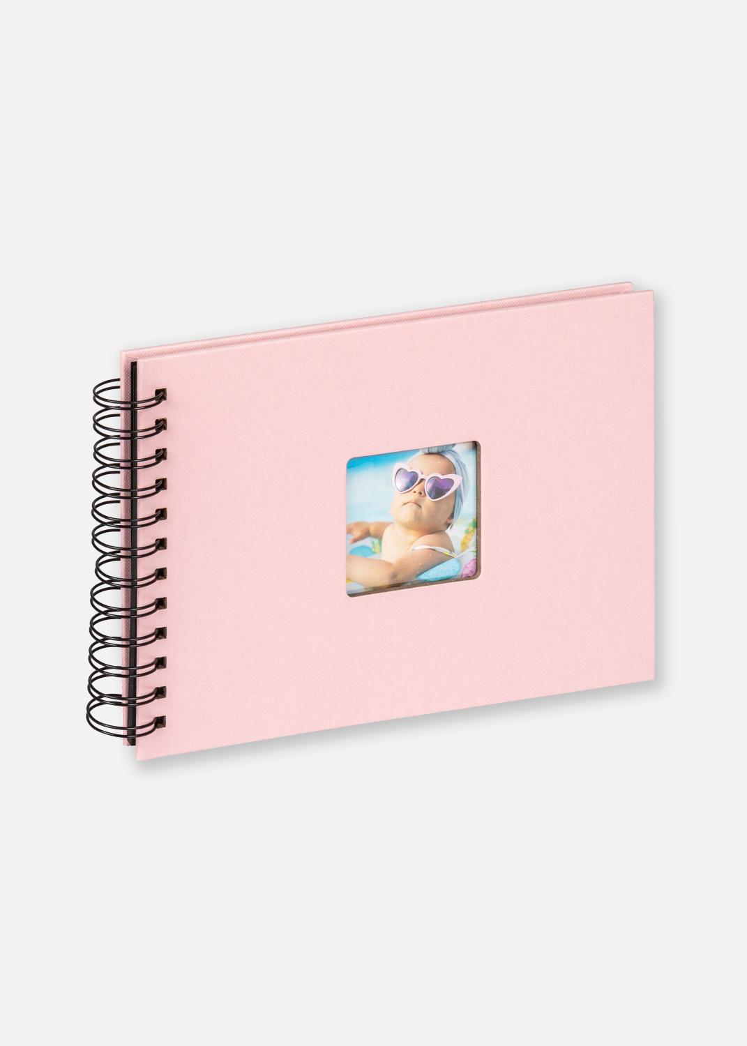 Product Image for Fun Babyalbum Rosa - 23x17 cm (40 Schwarze Seiten/20 Blatt)