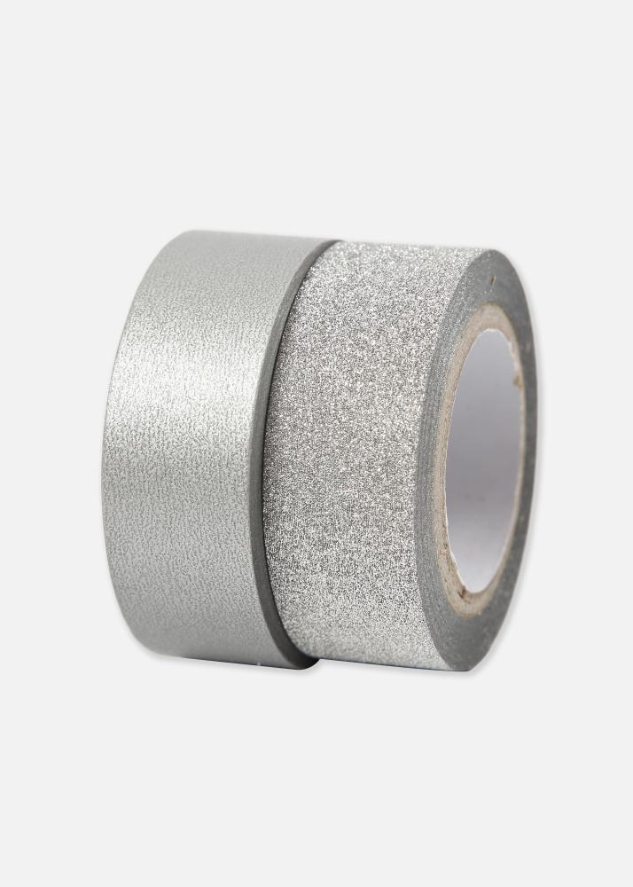 Washi Tape Silber 2 St.