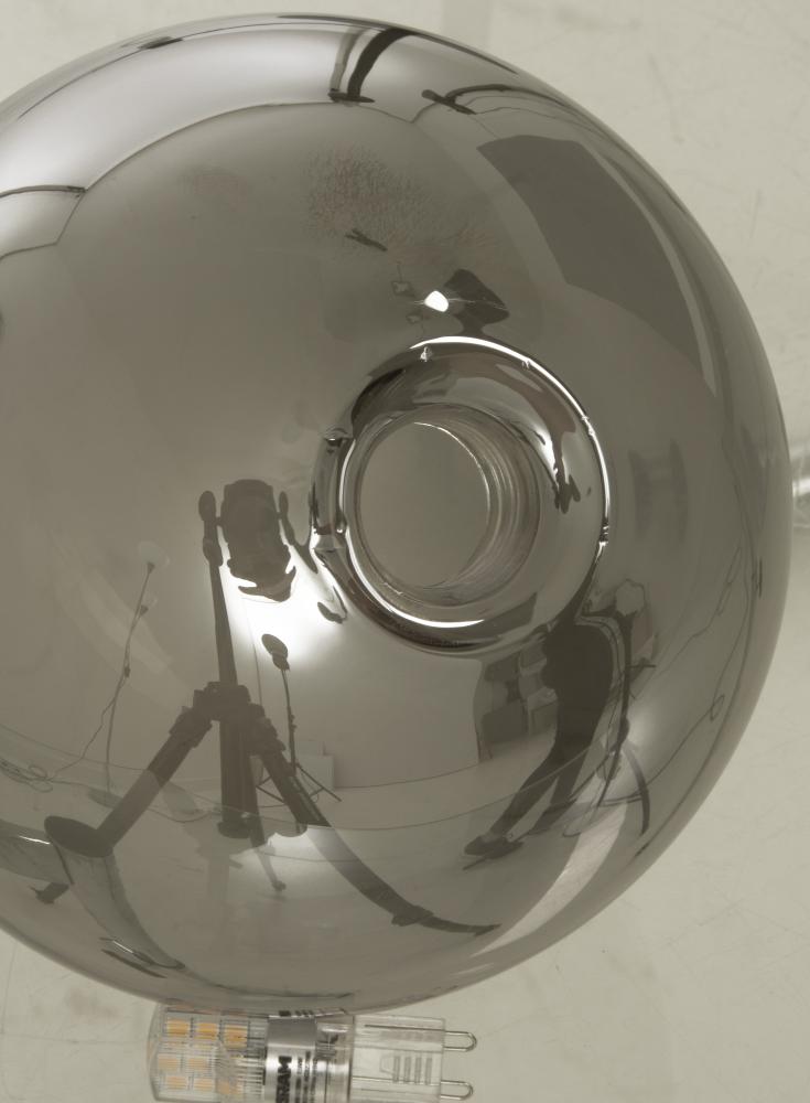 Tischlampe Molekyl Hoch - Schwarz/Rauch