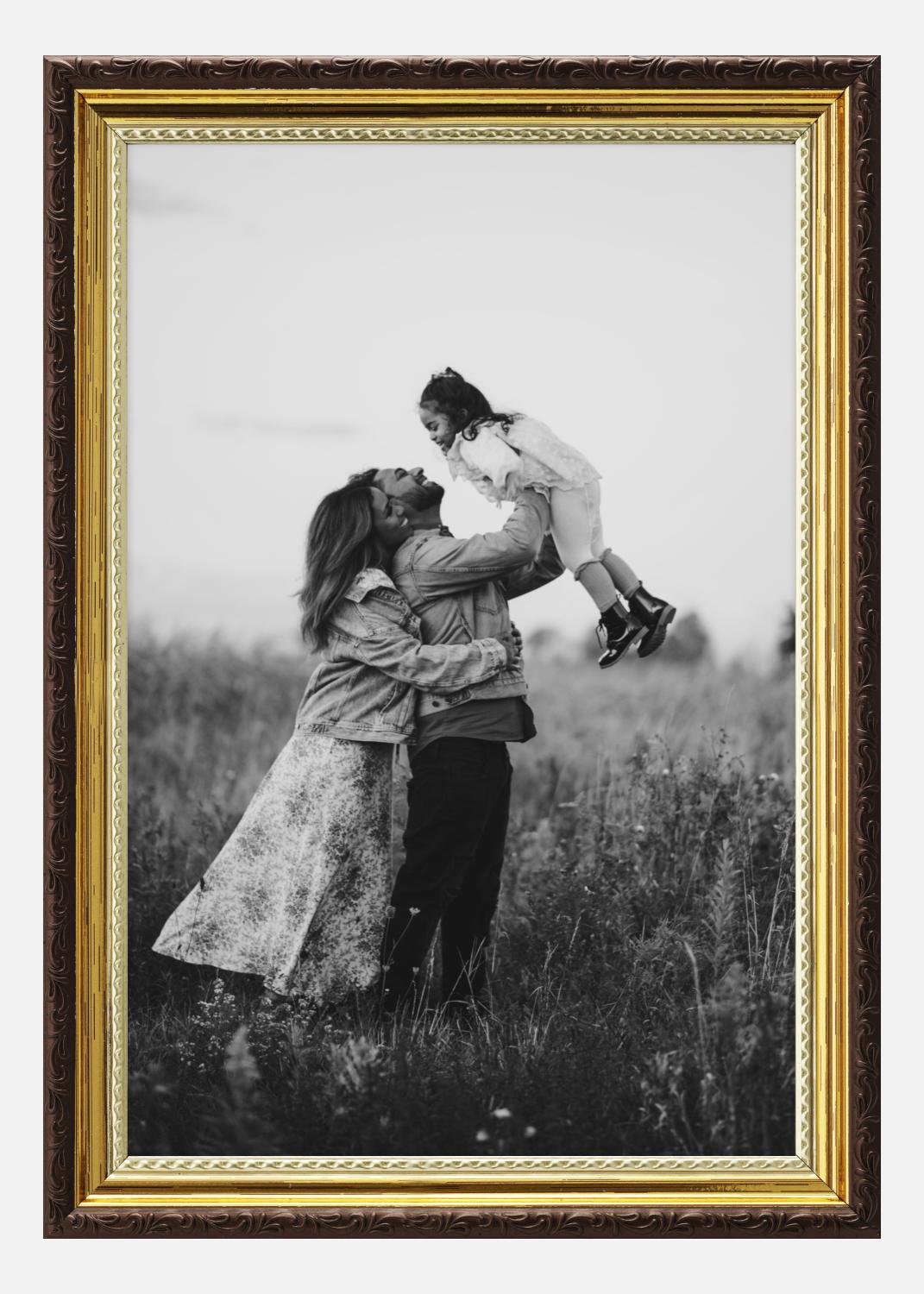 Product Image for SET: Bilderrahmen Gold + Fotoabzug - M (20x30 cm)