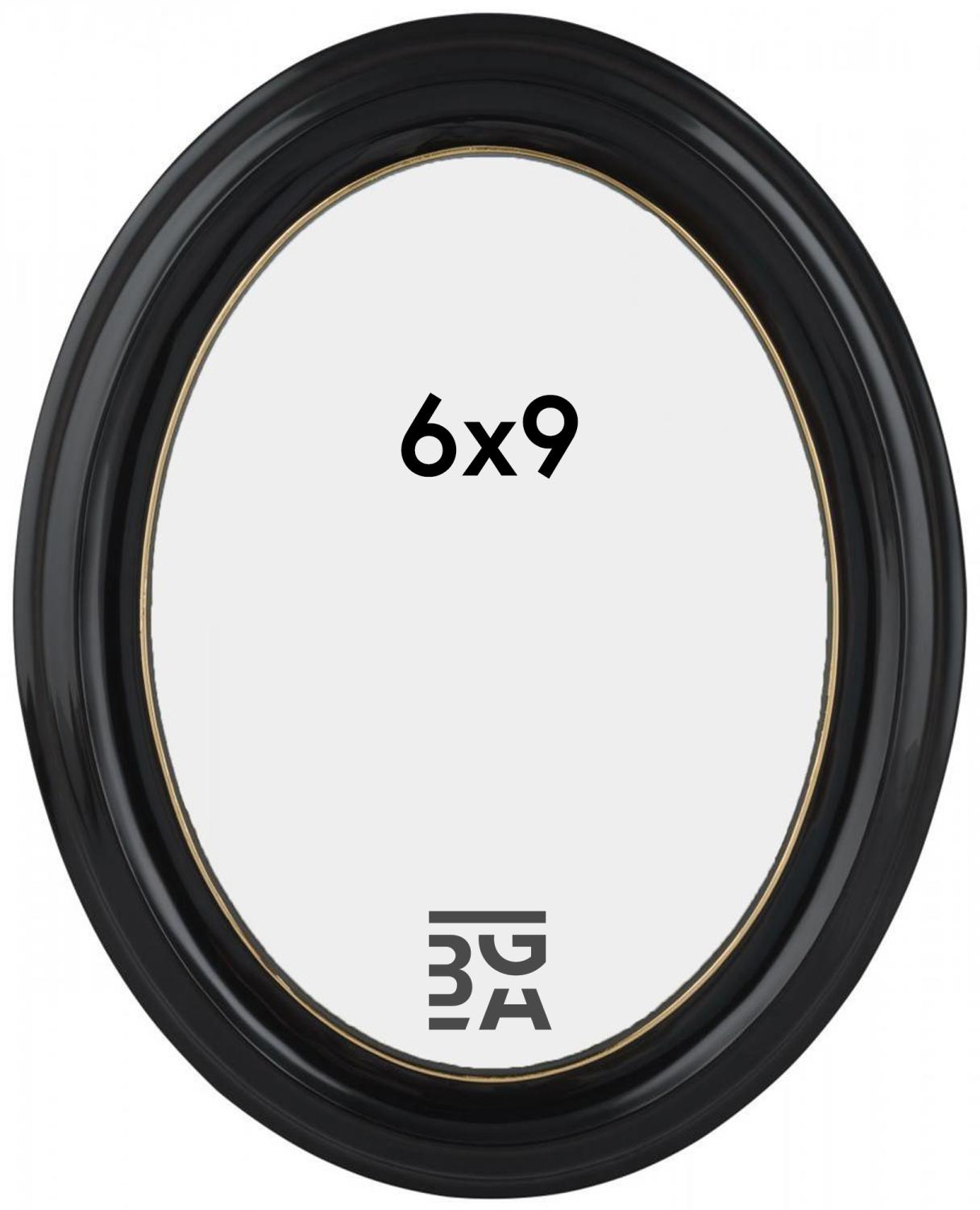 Product Image for Eiri Mozart Oval Schwarz 6x9 cm