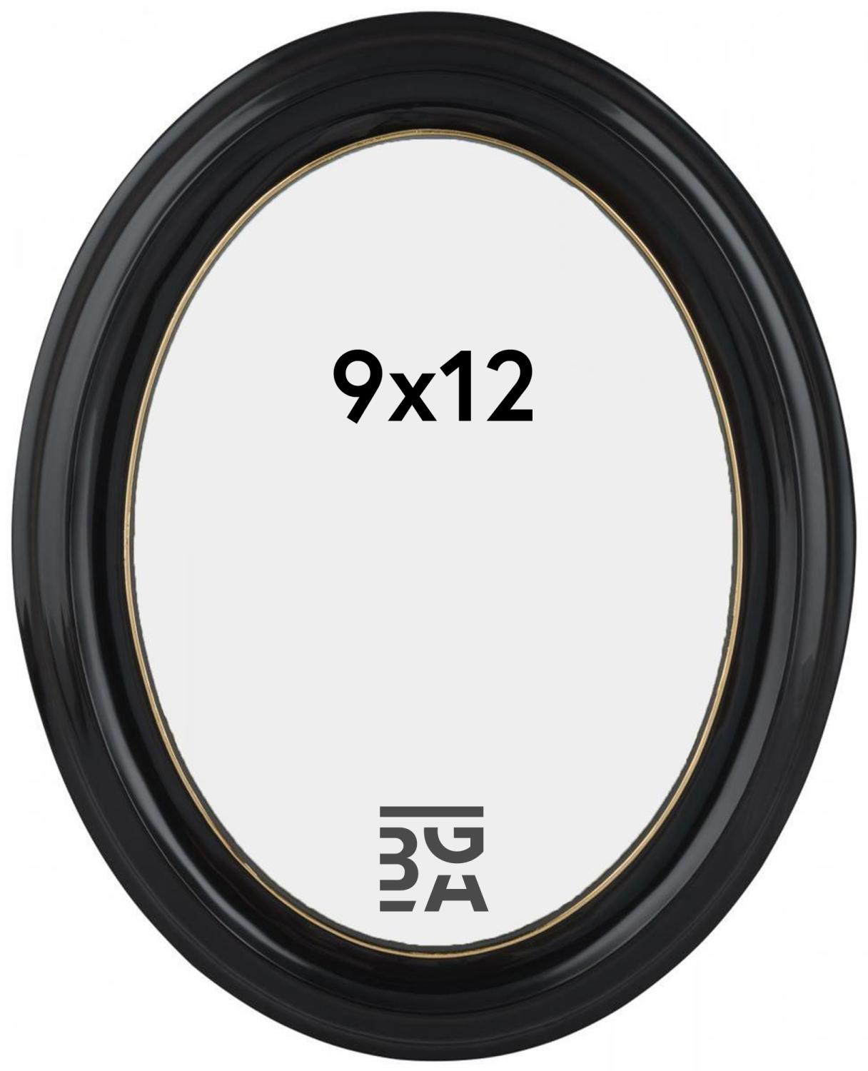 Product Image for Eiri Mozart Oval Schwarz 9x12 cm