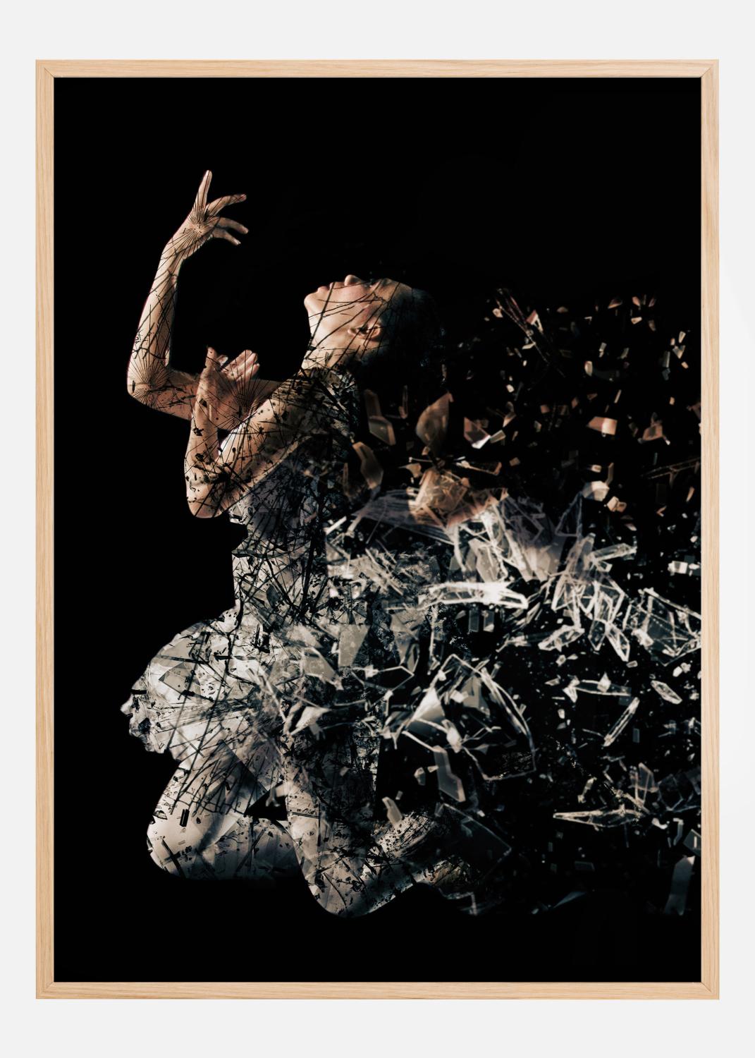 Product Image for Ballerina Crack Poster (21x29.7 cm (A4))