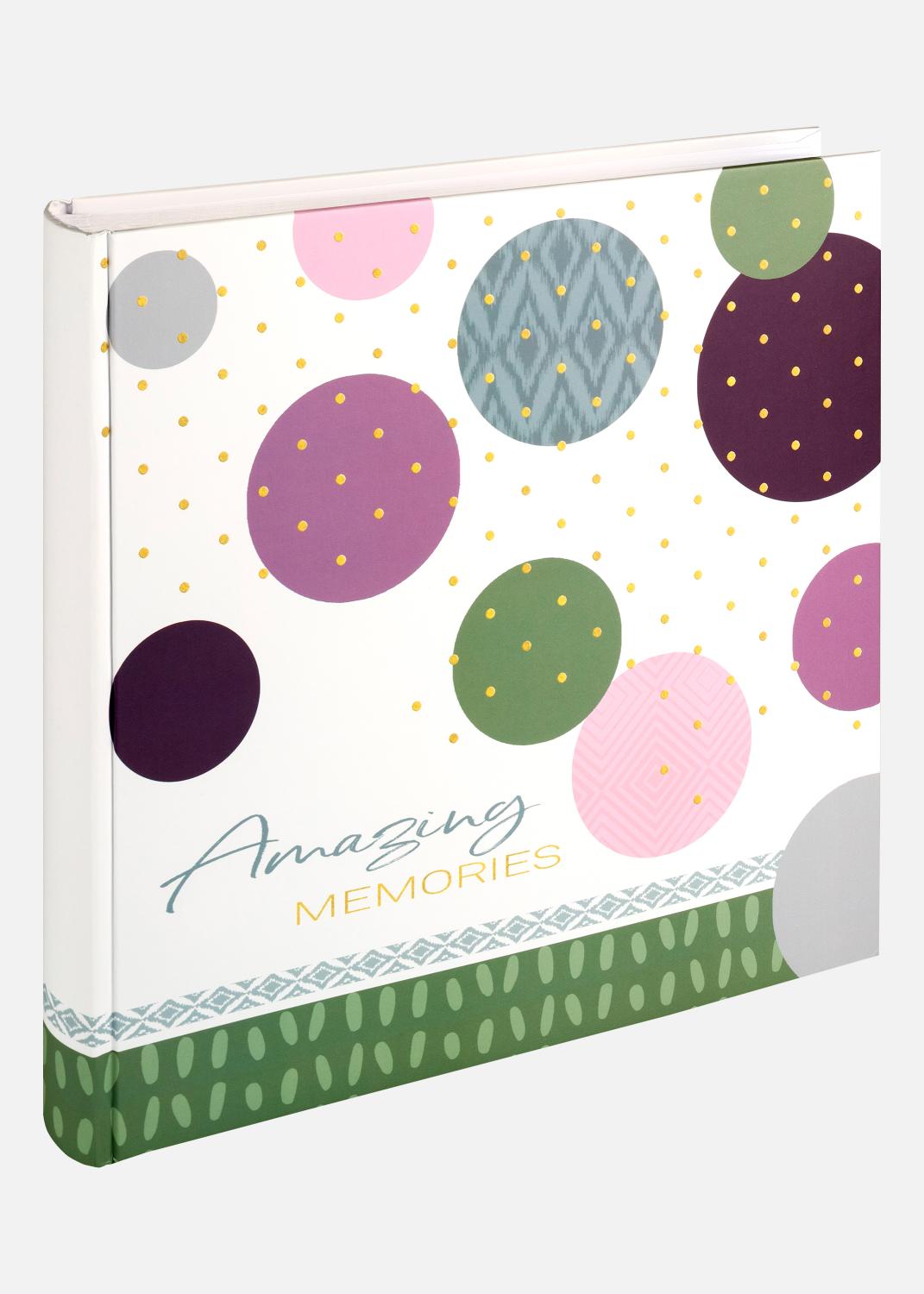 Product Image for Amazing Memories Fotoalbum Grün - 28x29 cm (100 weiße Seiten / 50 Blatt)