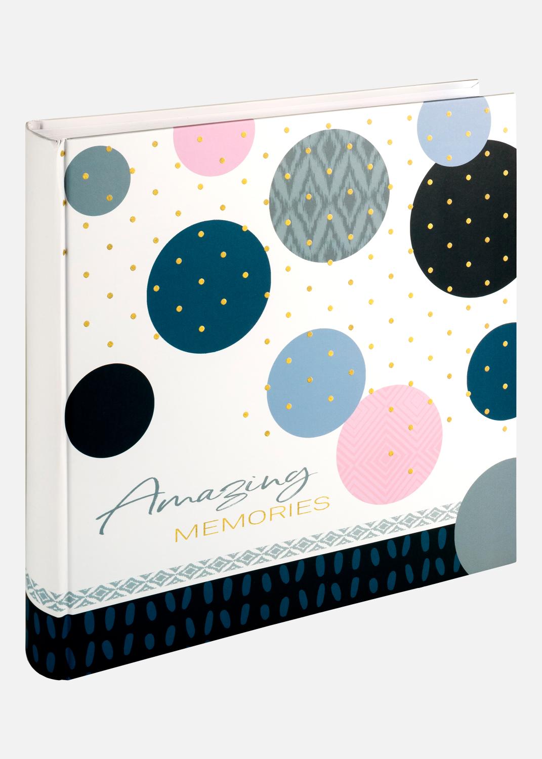 Product Image for Amazing Memories Fotoalbum Blau - 28x29 cm (100 weiße Seiten / 50 Blatt)