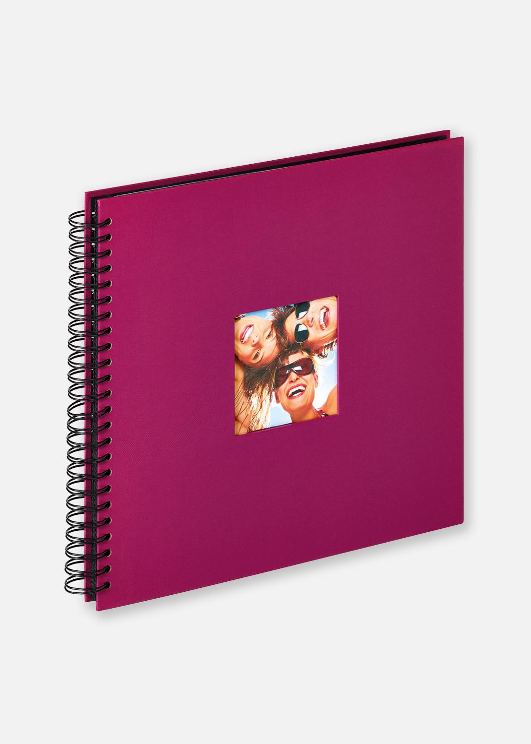 Product Image for Fun Spiralalbum Lila - 30x30 cm (50 schwarze Seiten / 25 Blatt)