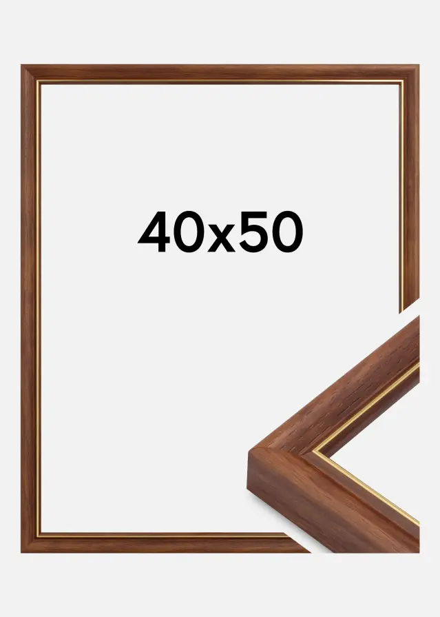 Rahmen Canterbury Acrylglas Braun 40x50 cm