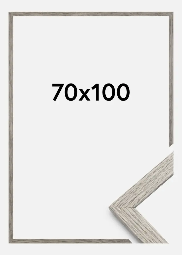 Rahmen Stilren Acrylglas Grey Oak 70x100 cm