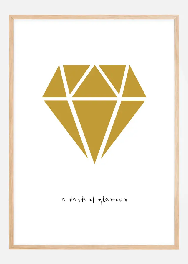 Diamant - Gold Poster