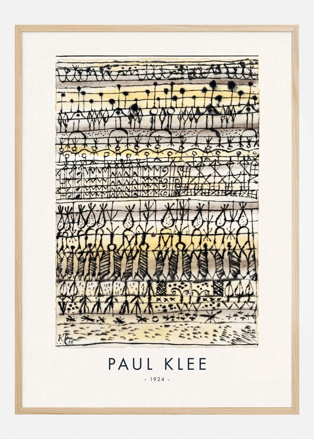 Product Image for Paul Klee - Cooling in a hot zone garden 1924 Poster (21x29.7 cm (A4))