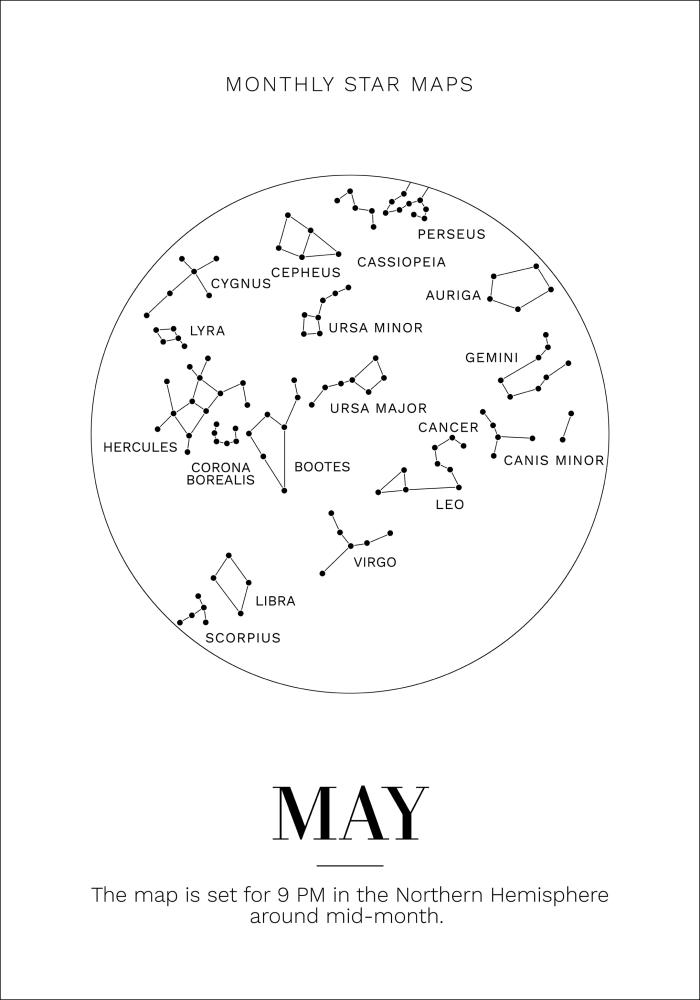 Monthly star May Poster