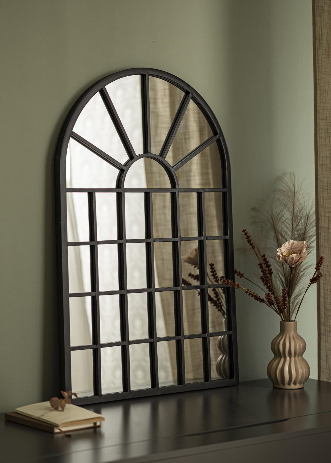 Product Image for Spiegel Window Dome Schwarz 60x90 cm