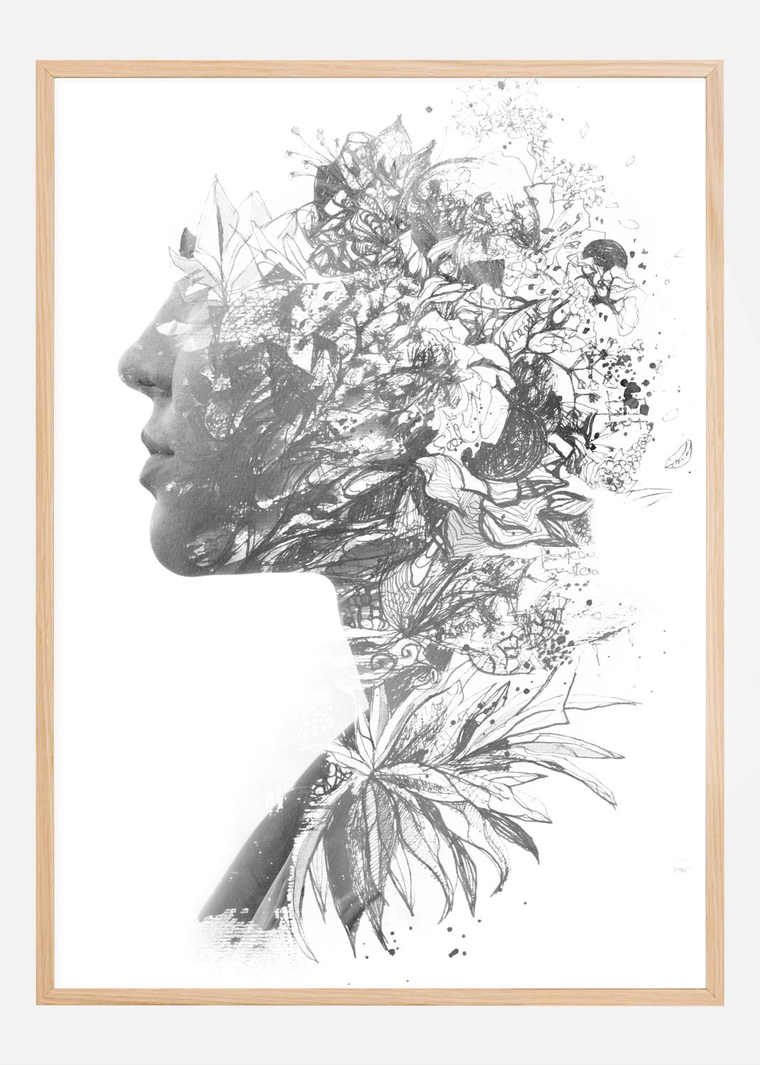 Product Image for Flower lady Poster (21x29.7 cm (A4))
