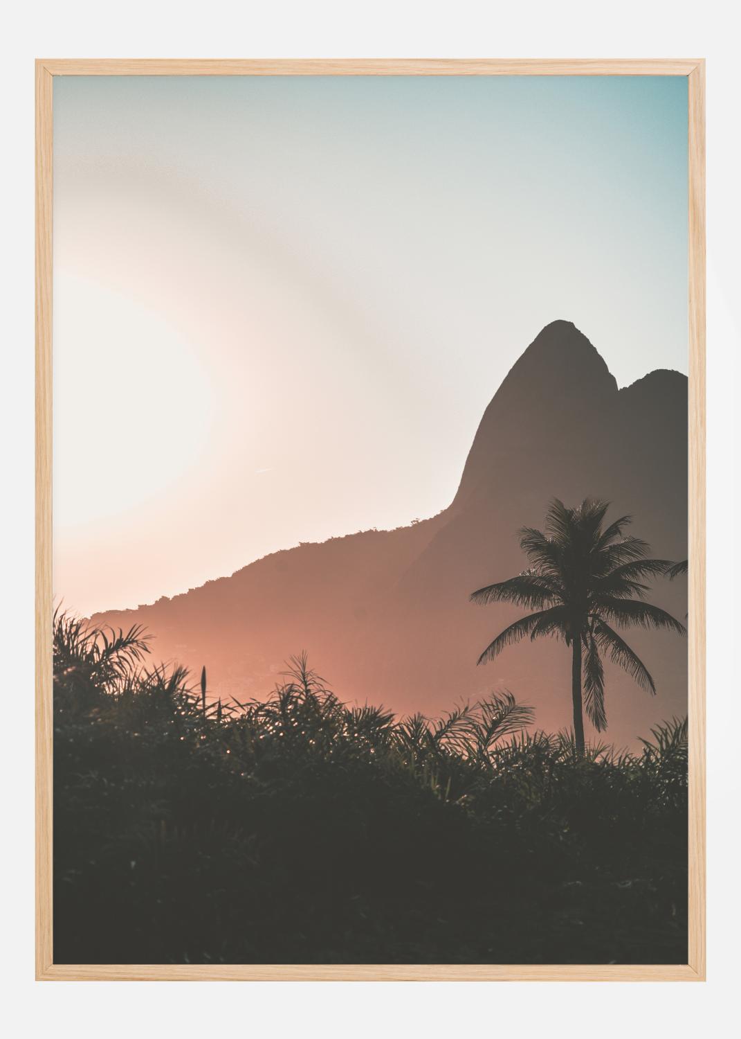 Product Image for Mountain Sunset Poster (30x40 cm)