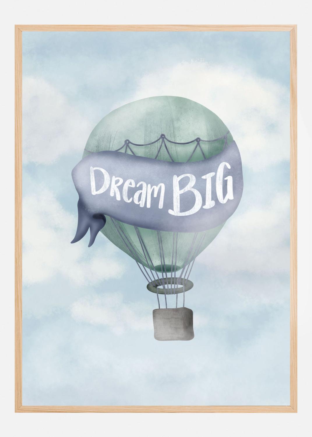 Product Image for Dream Big Blue Poster (21x29.7 cm (A4))