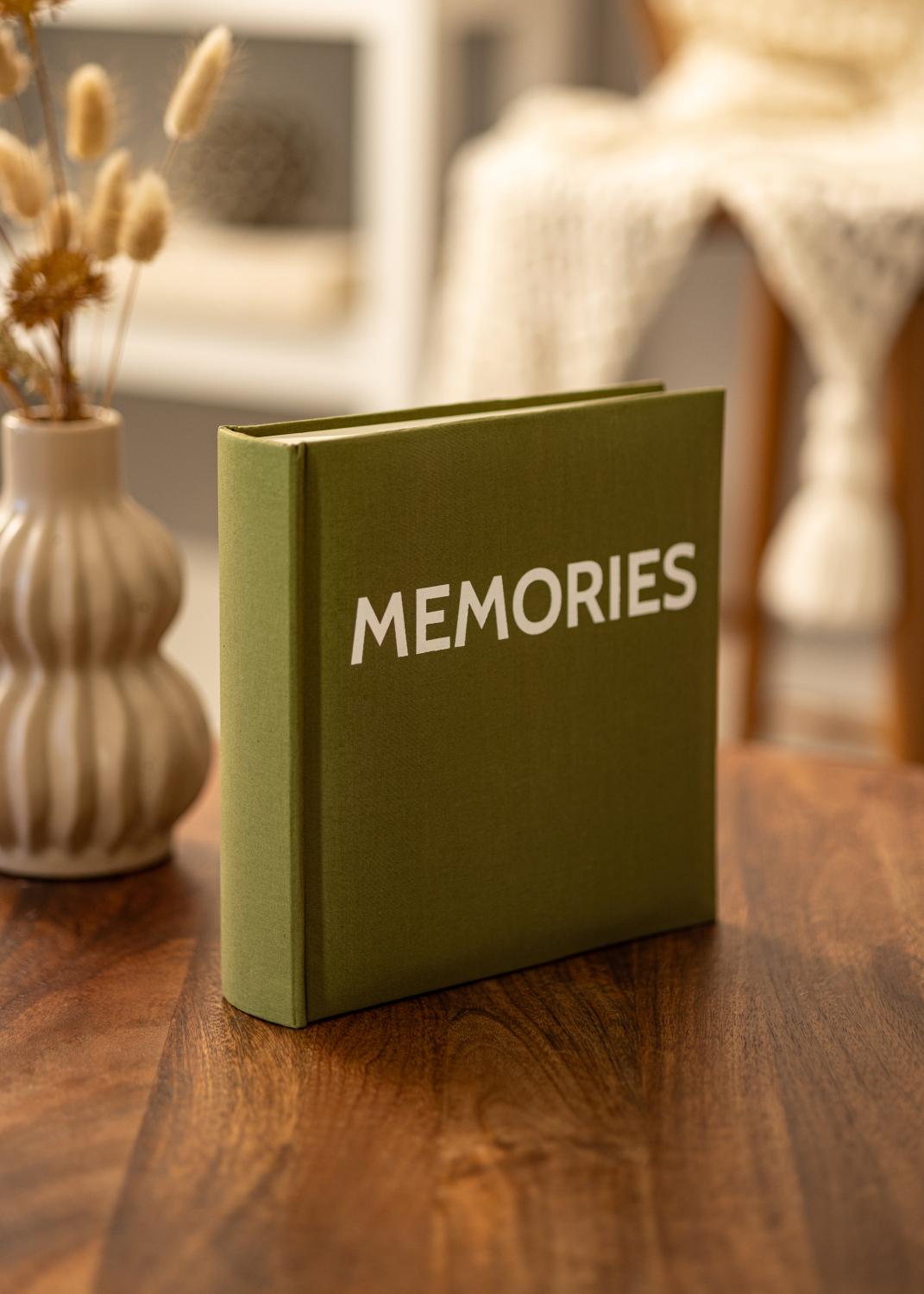 Product Image for Memories Linen Fotoalbum Grün - 200 Fotos Format 10x15 cm