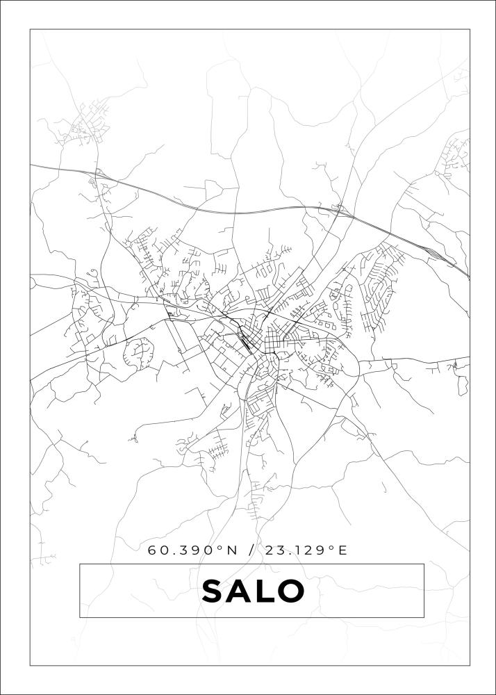 Map - Salo - White