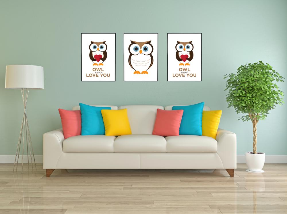 Owl Always Love you - Brown-Black Poster