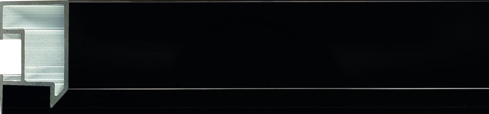 Rahmen Åsarna Schwarz Glänzend - Größe nach Wunsch