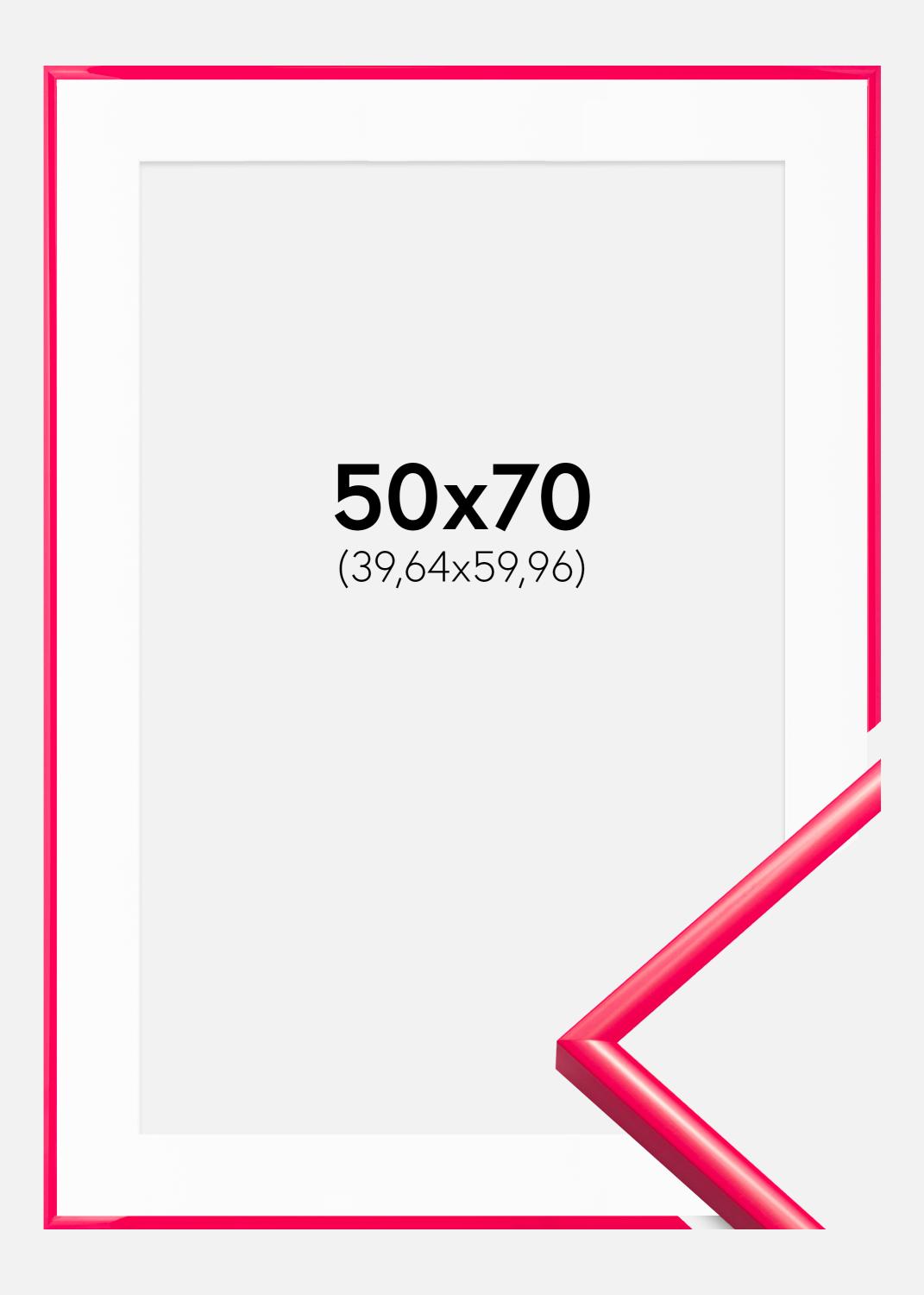 Product Image for Rahmen New Lifestyle Hot Pink 50x70 cm - Passepartout Weiß 16x24 inches