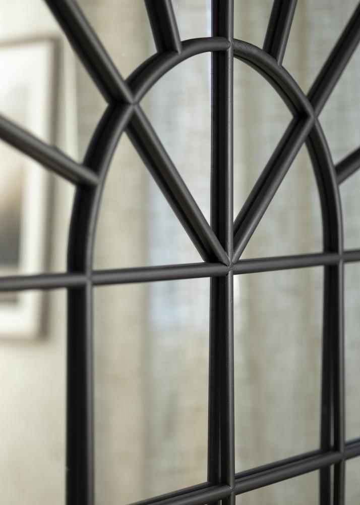 Spiegel Window Tall Dome Schwarz 103x180 cm