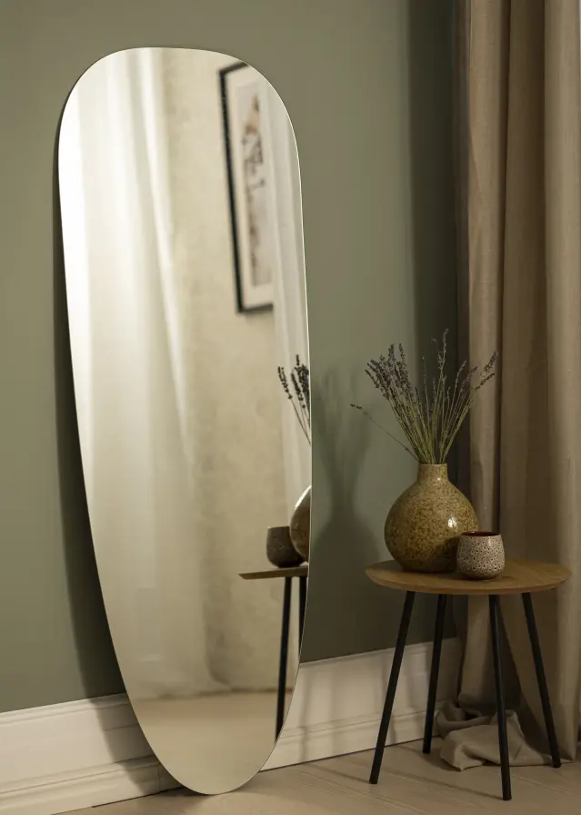 Spiegel Oval Clear 55x140 cm